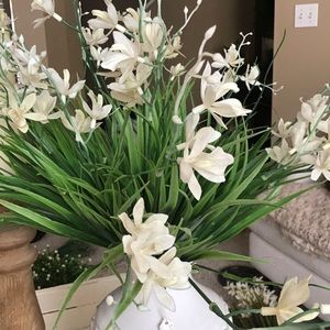 Beautiful silk flower stems